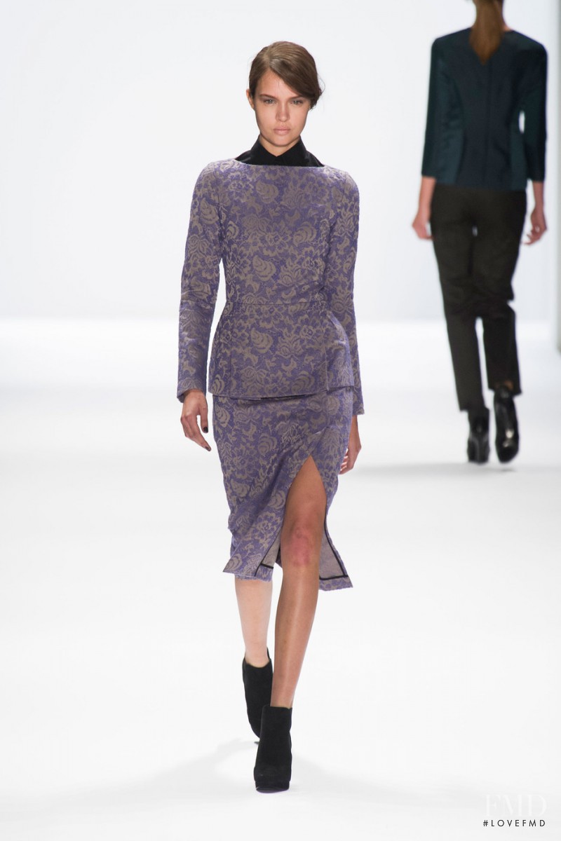 Josephine Skriver featured in  the Richard Chai fashion show for Autumn/Winter 2013