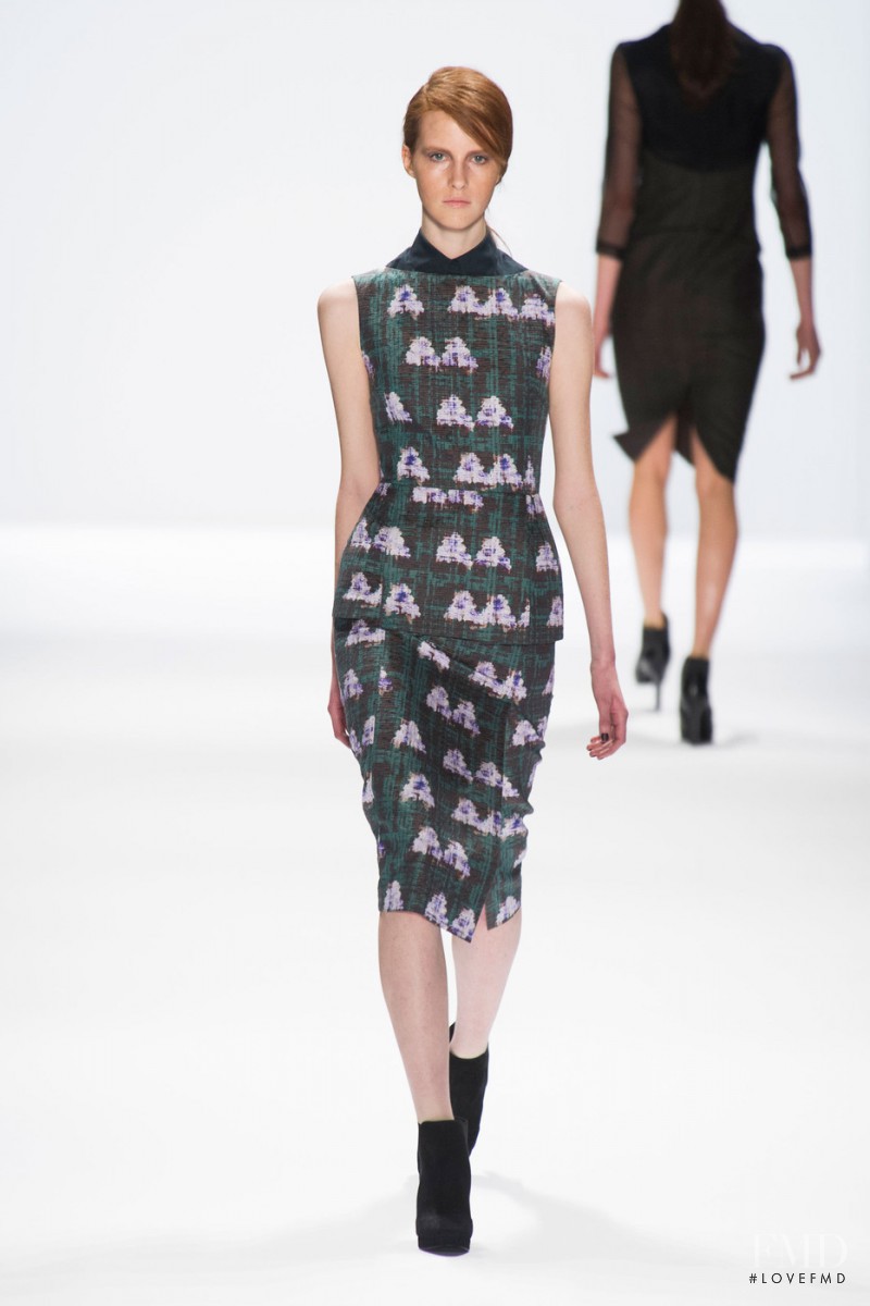 Magdalena Jasek featured in  the Richard Chai fashion show for Autumn/Winter 2013