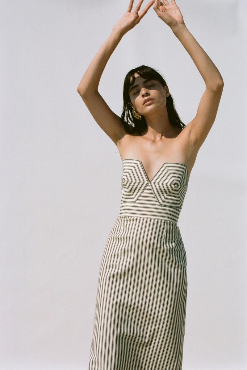 Zaira Gonzalez featured in  the Mara Hoffman lookbook for Spring/Summer 2024