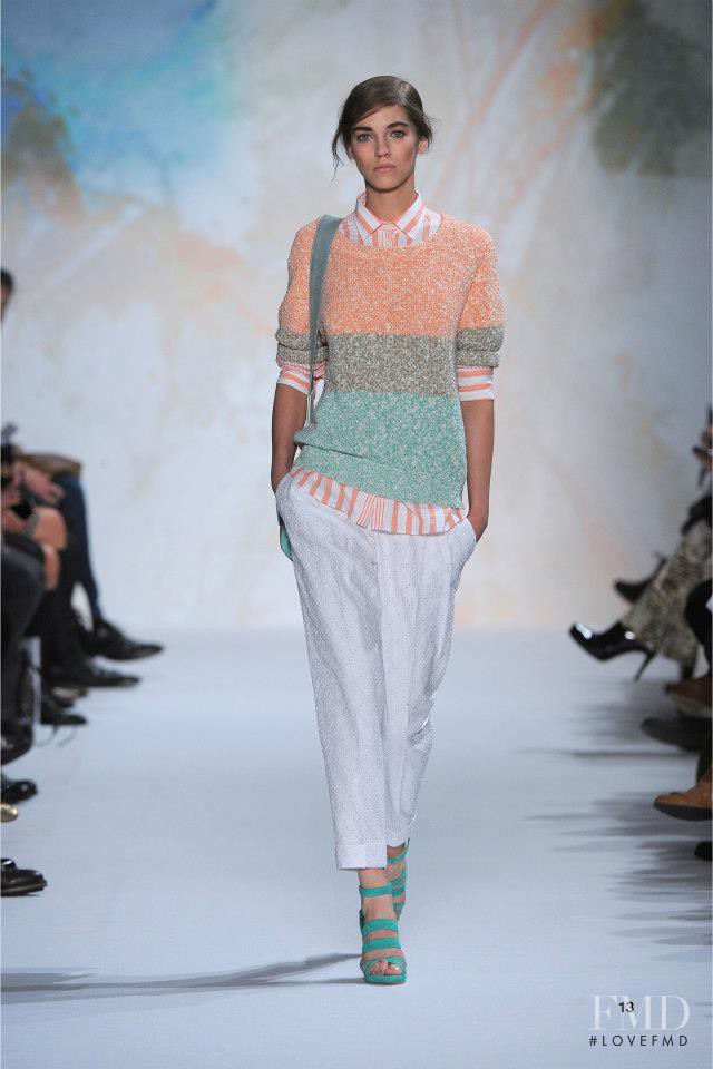 Samantha Gradoville featured in  the Paul et Joe fashion show for Spring/Summer 2013