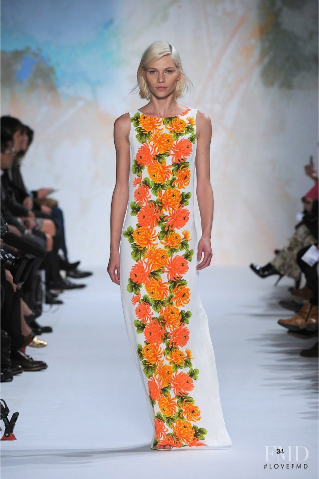 Aline Weber featured in  the Paul et Joe fashion show for Spring/Summer 2013