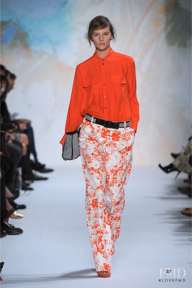 Sara Blomqvist featured in  the Paul et Joe fashion show for Spring/Summer 2013