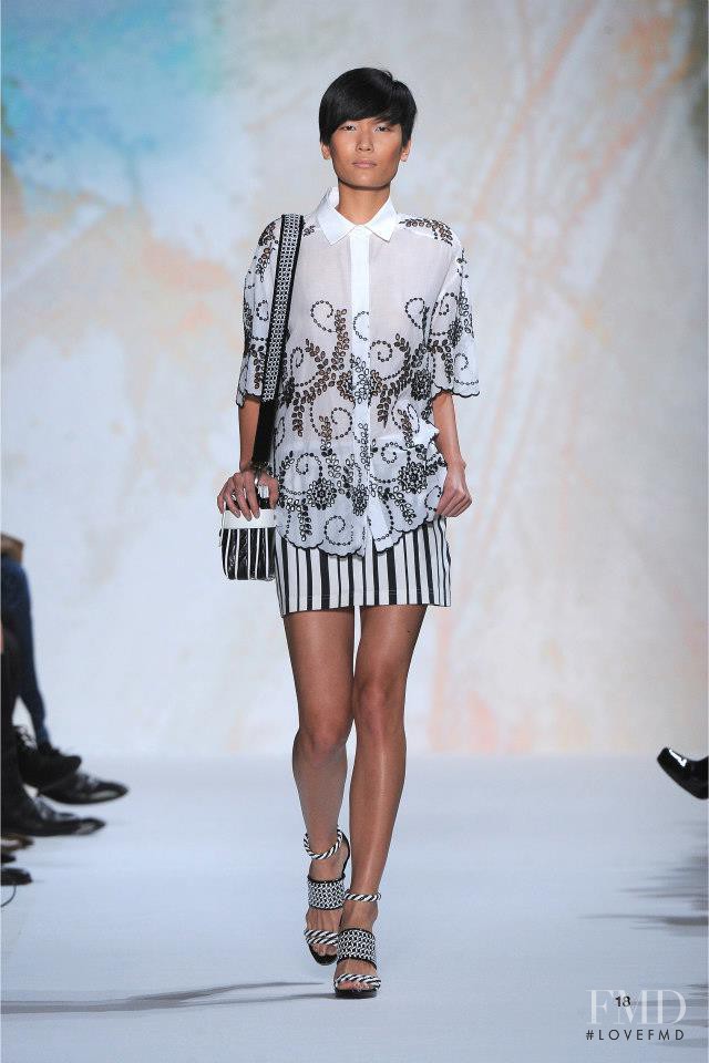 Vivien Ong featured in  the Paul et Joe fashion show for Spring/Summer 2013