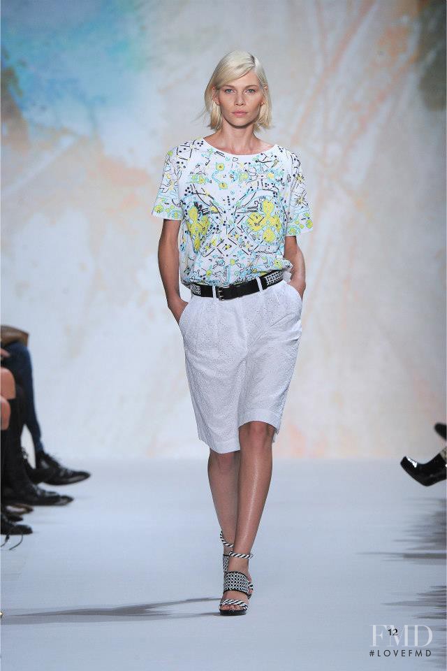 Aline Weber featured in  the Paul et Joe fashion show for Spring/Summer 2013