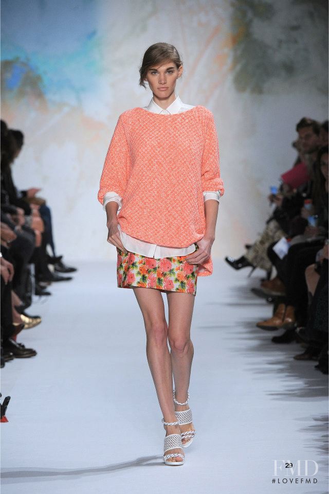 Irina Nikolaeva featured in  the Paul et Joe fashion show for Spring/Summer 2013