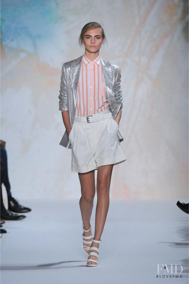 Cara Delevingne featured in  the Paul et Joe fashion show for Spring/Summer 2013