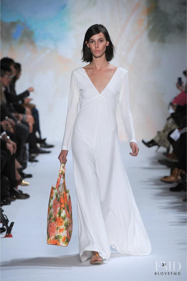 Ruby Aldridge featured in  the Paul et Joe fashion show for Spring/Summer 2013