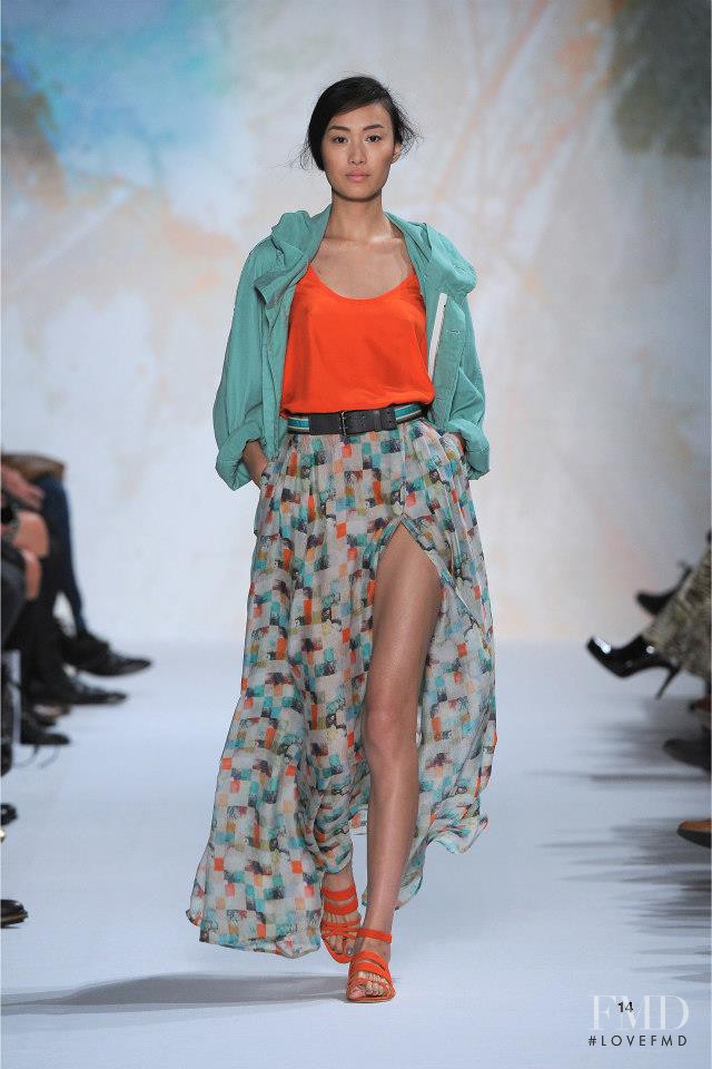 Shu Pei featured in  the Paul et Joe fashion show for Spring/Summer 2013