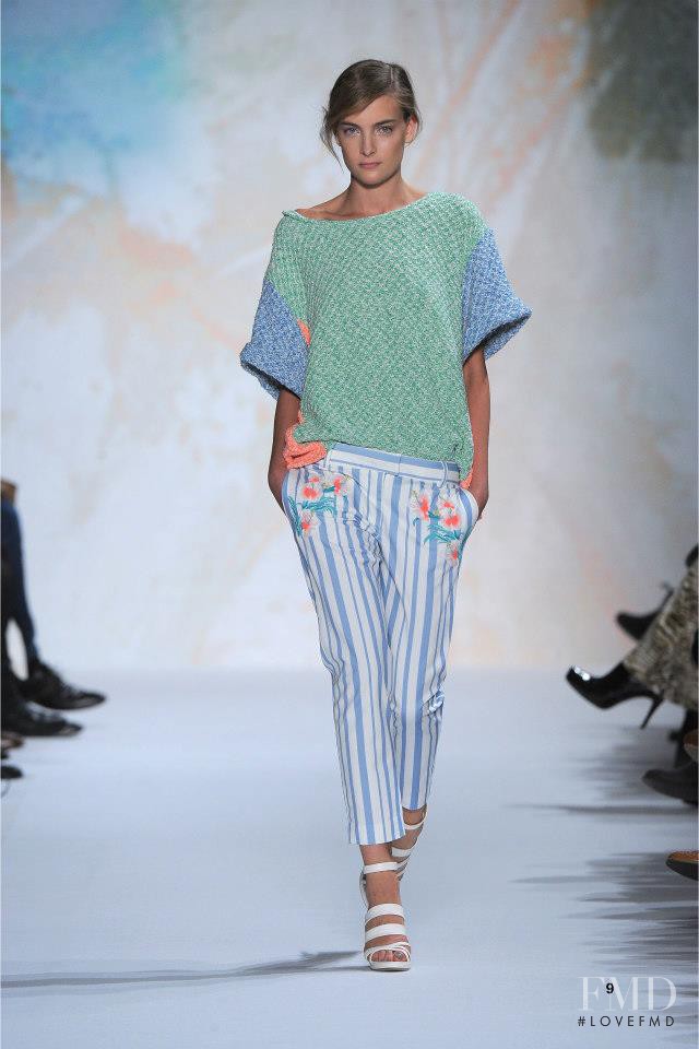 Ophelie Rupp featured in  the Paul et Joe fashion show for Spring/Summer 2013