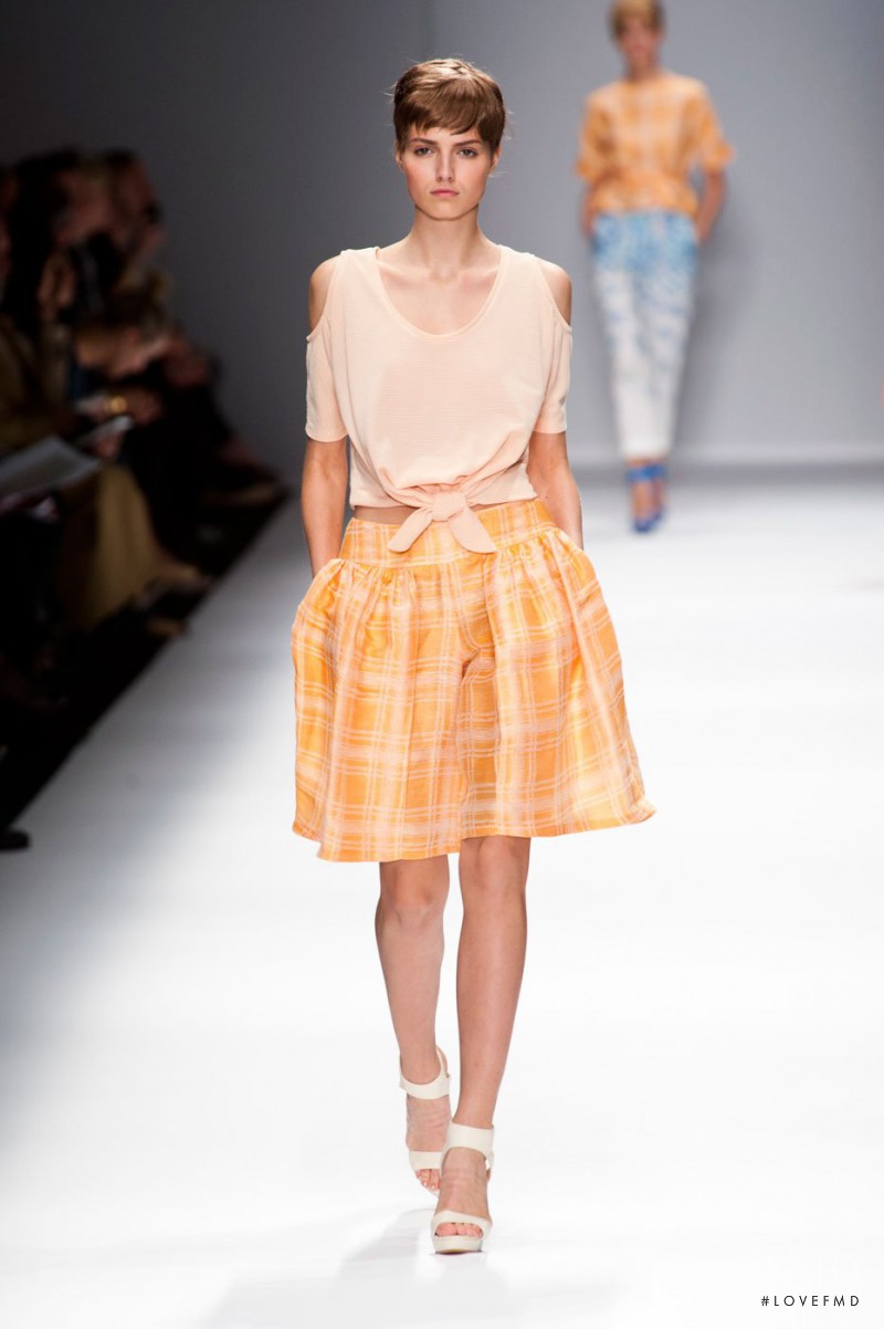Agne Konciute featured in  the Cacharel fashion show for Spring/Summer 2013
