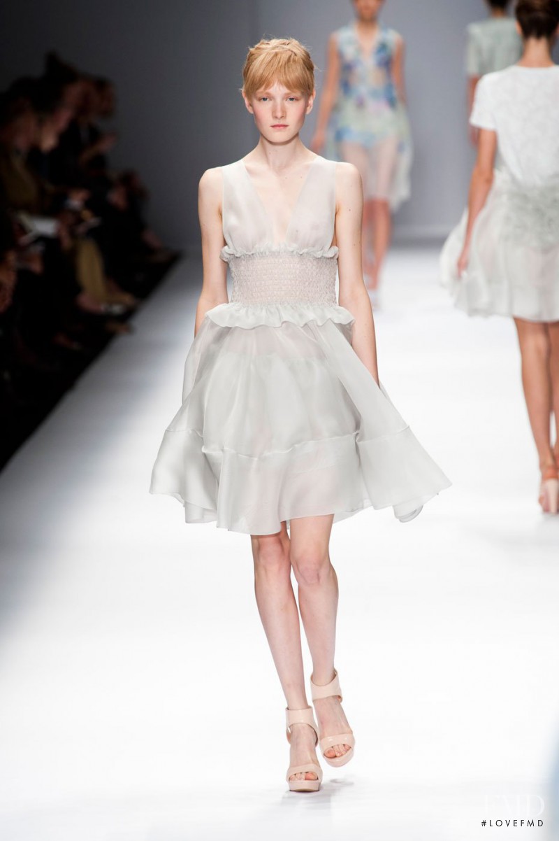 Maja Salamon featured in  the Cacharel fashion show for Spring/Summer 2013
