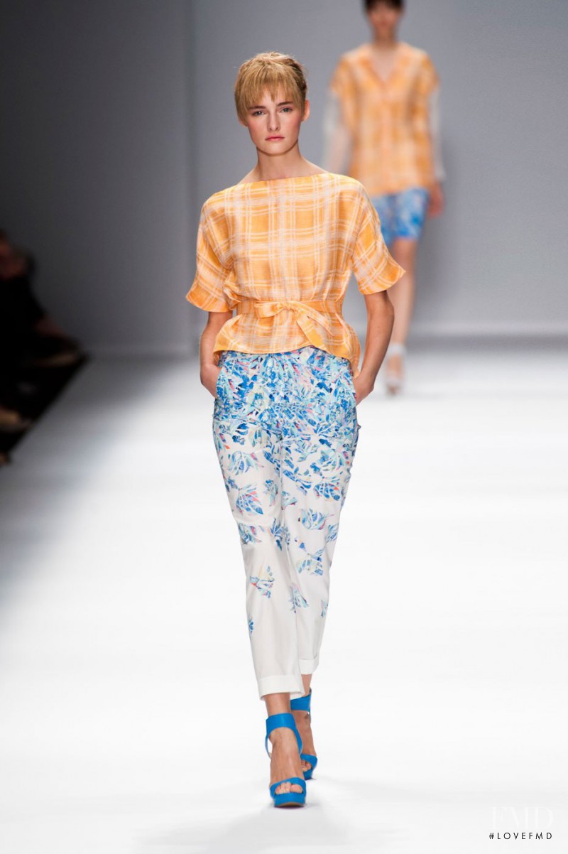 Marine Van Outryve featured in  the Cacharel fashion show for Spring/Summer 2013