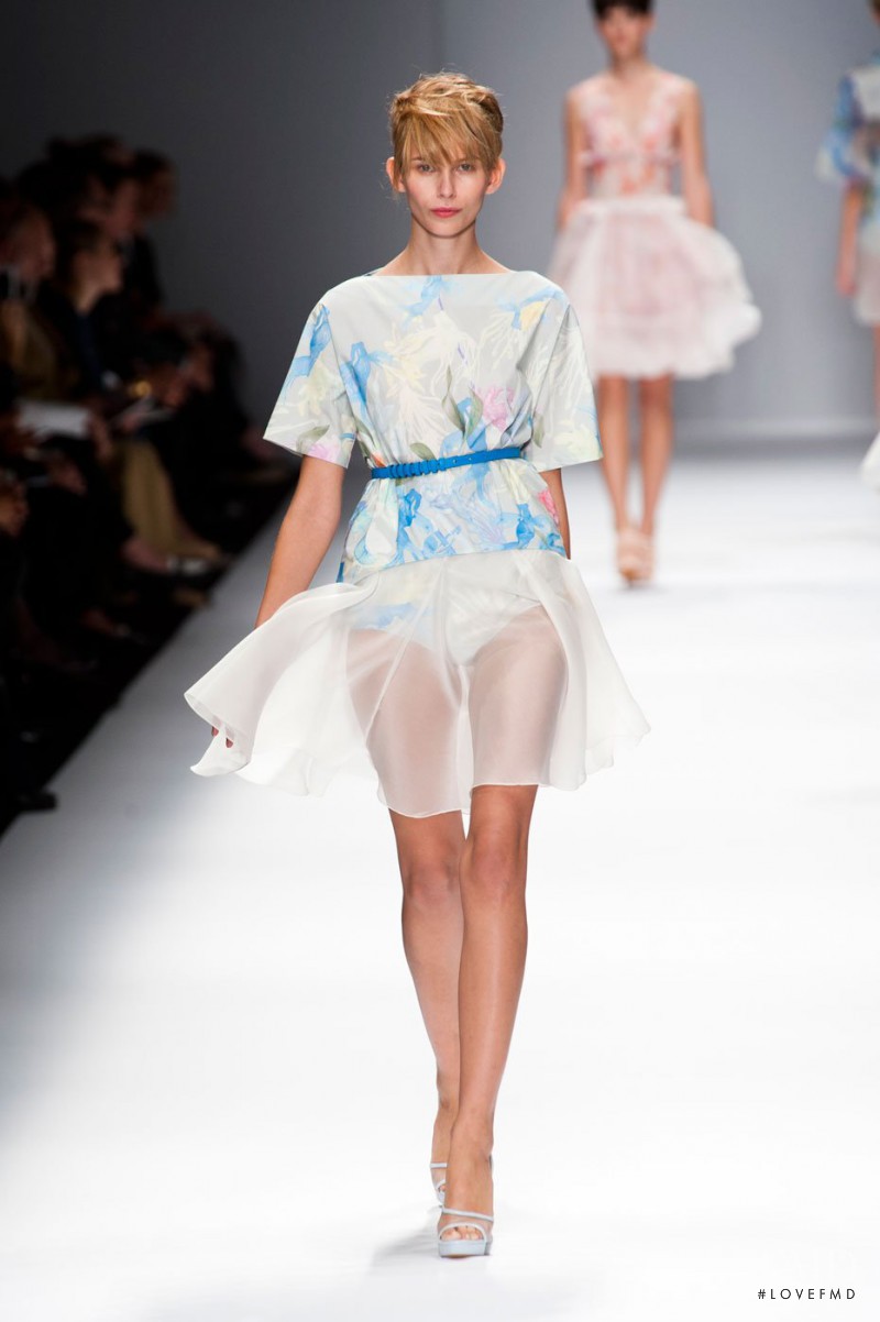 Monika Sawicka featured in  the Cacharel fashion show for Spring/Summer 2013