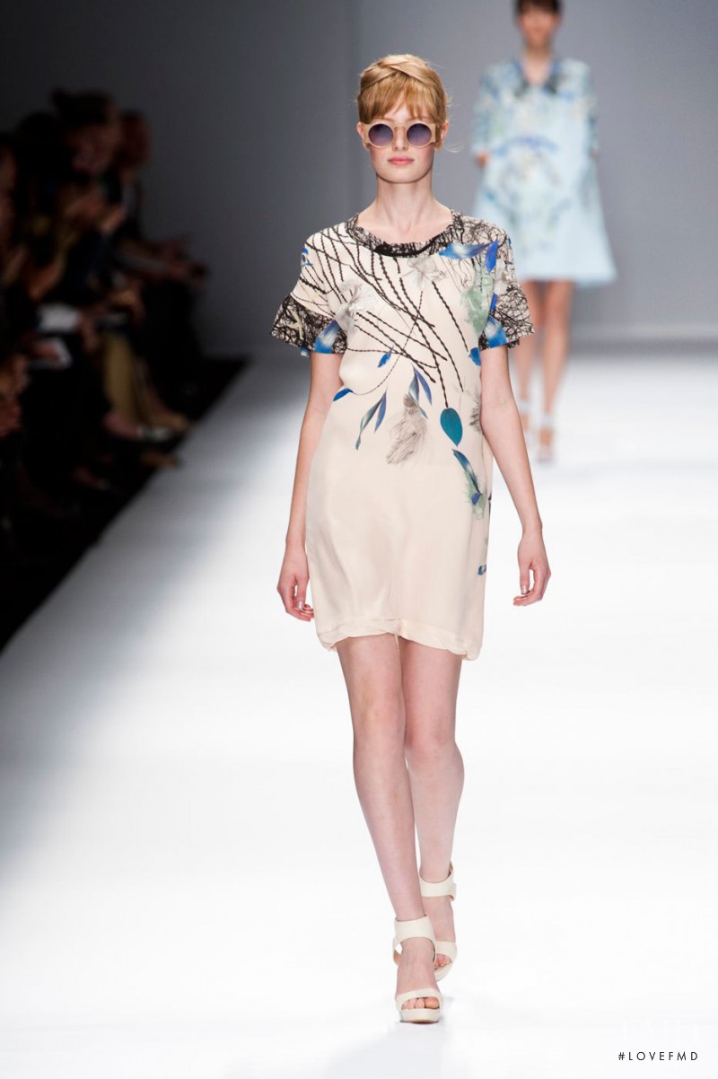 Stephanie Hall featured in  the Cacharel fashion show for Spring/Summer 2013