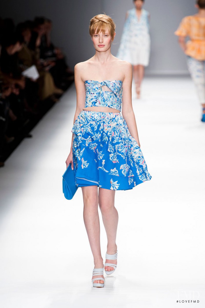 Stephanie Hall featured in  the Cacharel fashion show for Spring/Summer 2013