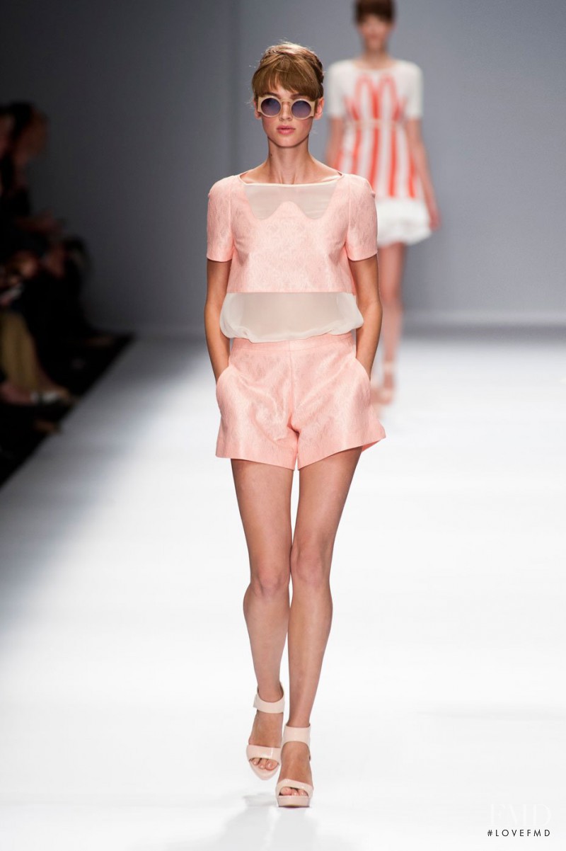 Jenia Ierokhina featured in  the Cacharel fashion show for Spring/Summer 2013