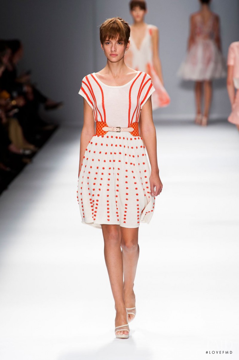 Roberta Cardenio featured in  the Cacharel fashion show for Spring/Summer 2013