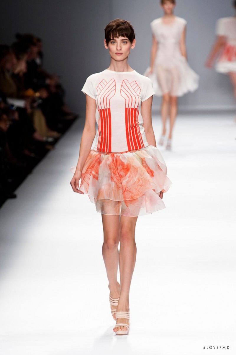 Carolina Thaler featured in  the Cacharel fashion show for Spring/Summer 2013