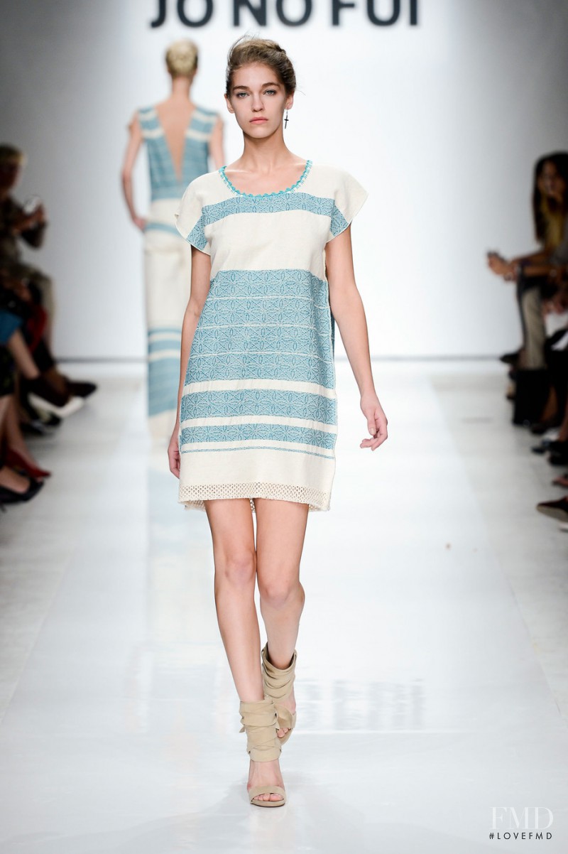 Samantha Gradoville featured in  the Jo No Fui fashion show for Spring/Summer 2013