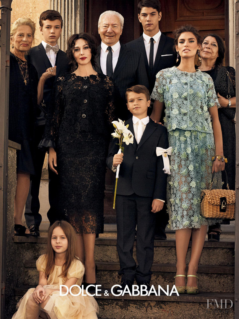 Bianca Balti featured in  the Dolce & Gabbana advertisement for Spring/Summer 2012