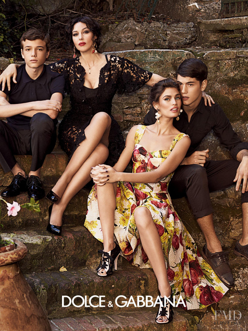 Bianca Balti featured in  the Dolce & Gabbana advertisement for Spring/Summer 2012