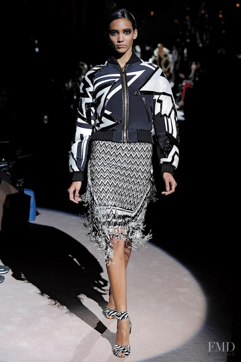 Cora Emmanuel featured in  the Tom Ford fashion show for Autumn/Winter 2013