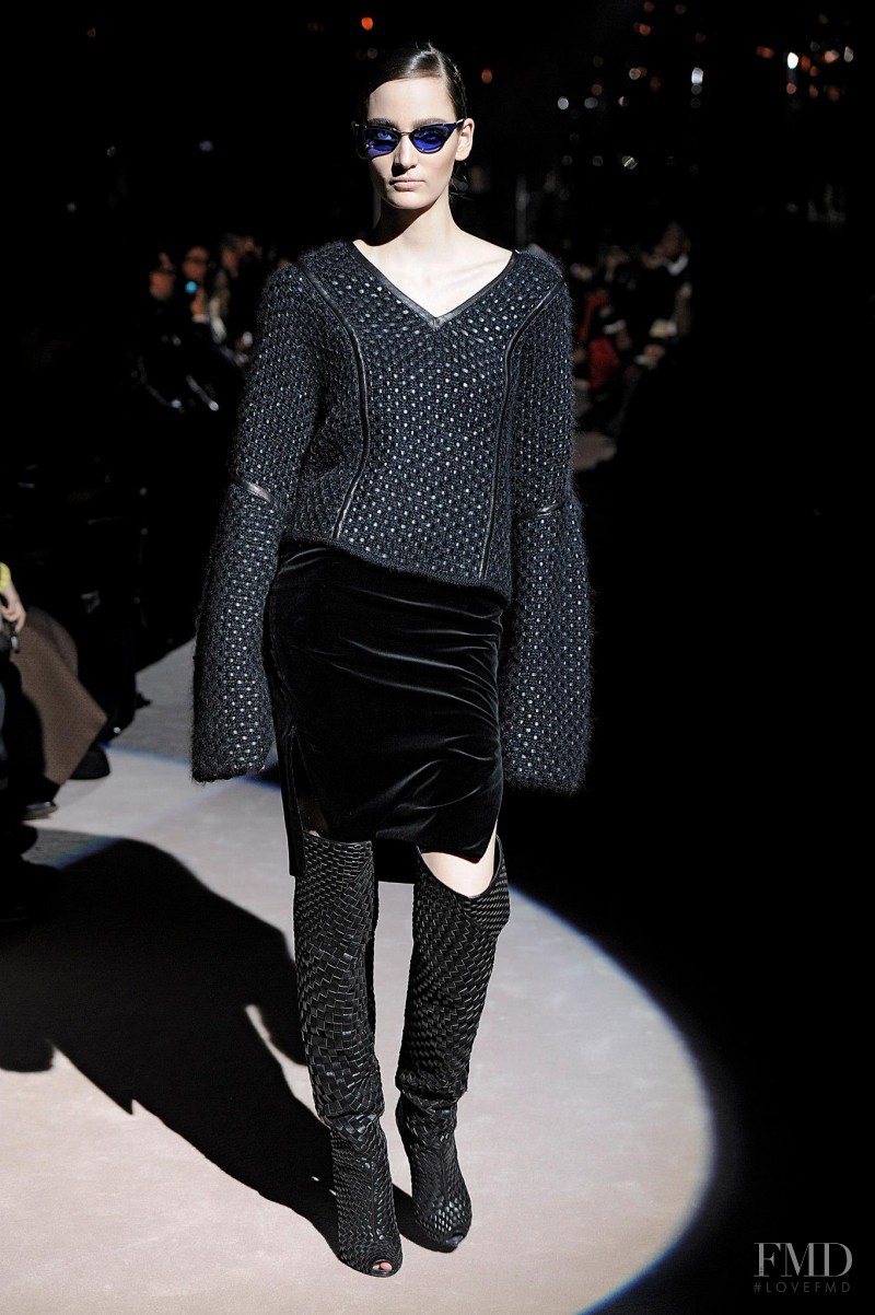 Zuzanna Bijoch featured in  the Tom Ford fashion show for Autumn/Winter 2013