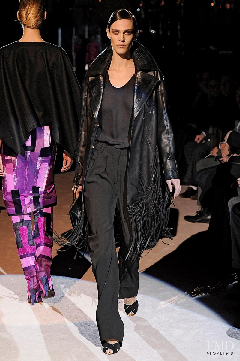 Aymeline Valade featured in  the Tom Ford fashion show for Autumn/Winter 2013