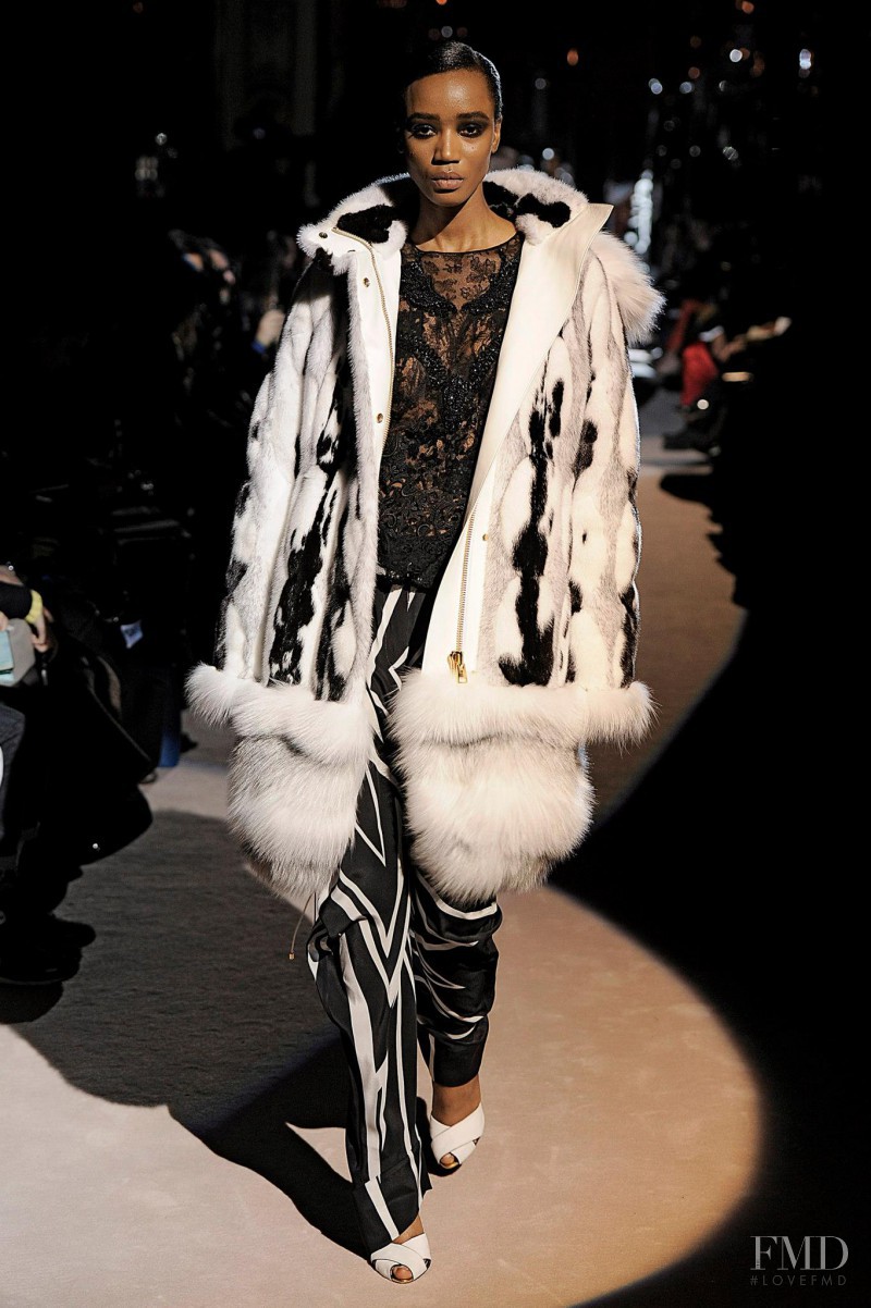 Nadja Giramata featured in  the Tom Ford fashion show for Autumn/Winter 2013