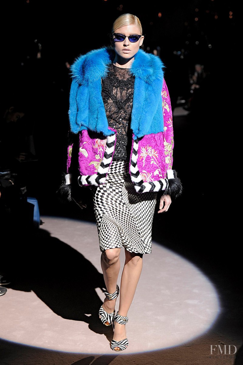 Martha Hunt featured in  the Tom Ford fashion show for Autumn/Winter 2013