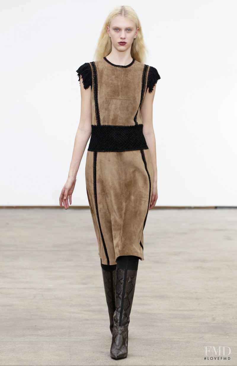 Juliana Schurig featured in  the Derek Lam fashion show for Autumn/Winter 2013