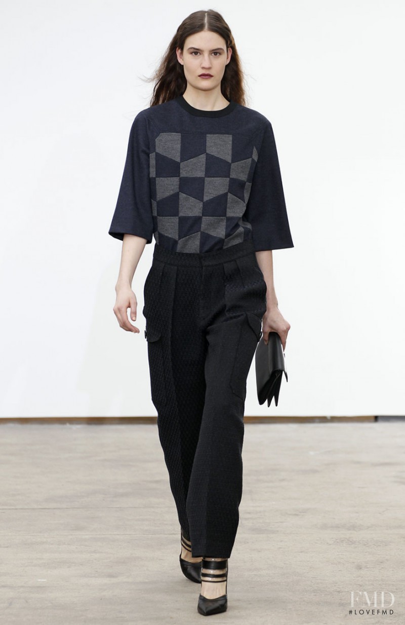Maria Bradley featured in  the Derek Lam fashion show for Autumn/Winter 2013