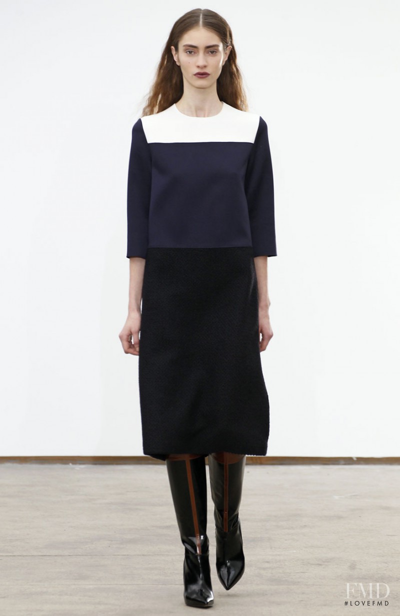 Marine Deleeuw featured in  the Derek Lam fashion show for Autumn/Winter 2013