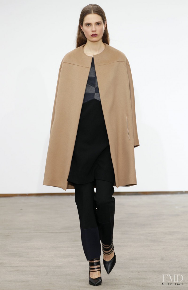 Caroline Brasch Nielsen featured in  the Derek Lam fashion show for Autumn/Winter 2013