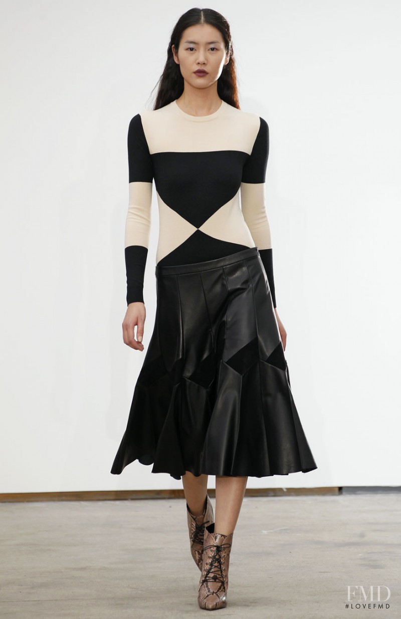 Liu Wen featured in  the Derek Lam fashion show for Autumn/Winter 2013