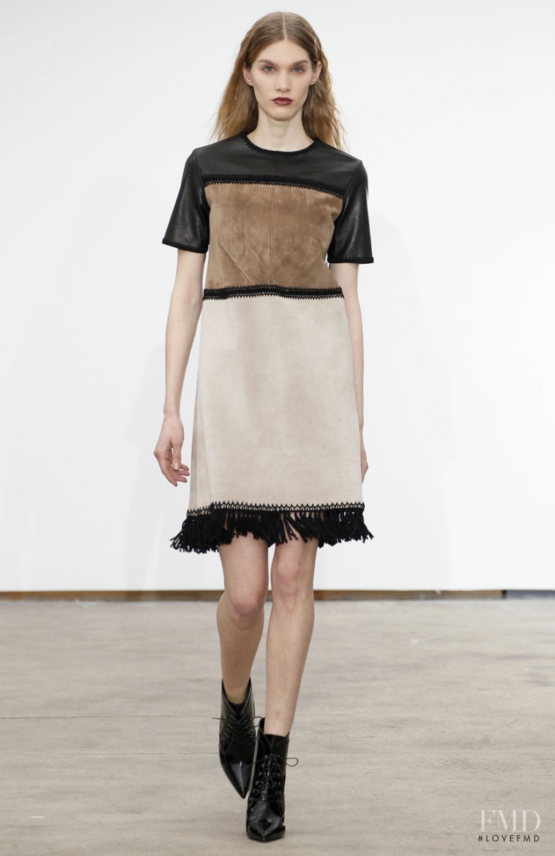 Irina Nikolaeva featured in  the Derek Lam fashion show for Autumn/Winter 2013