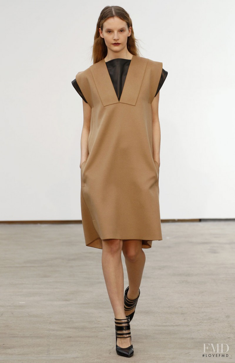 Sara Blomqvist featured in  the Derek Lam fashion show for Autumn/Winter 2013