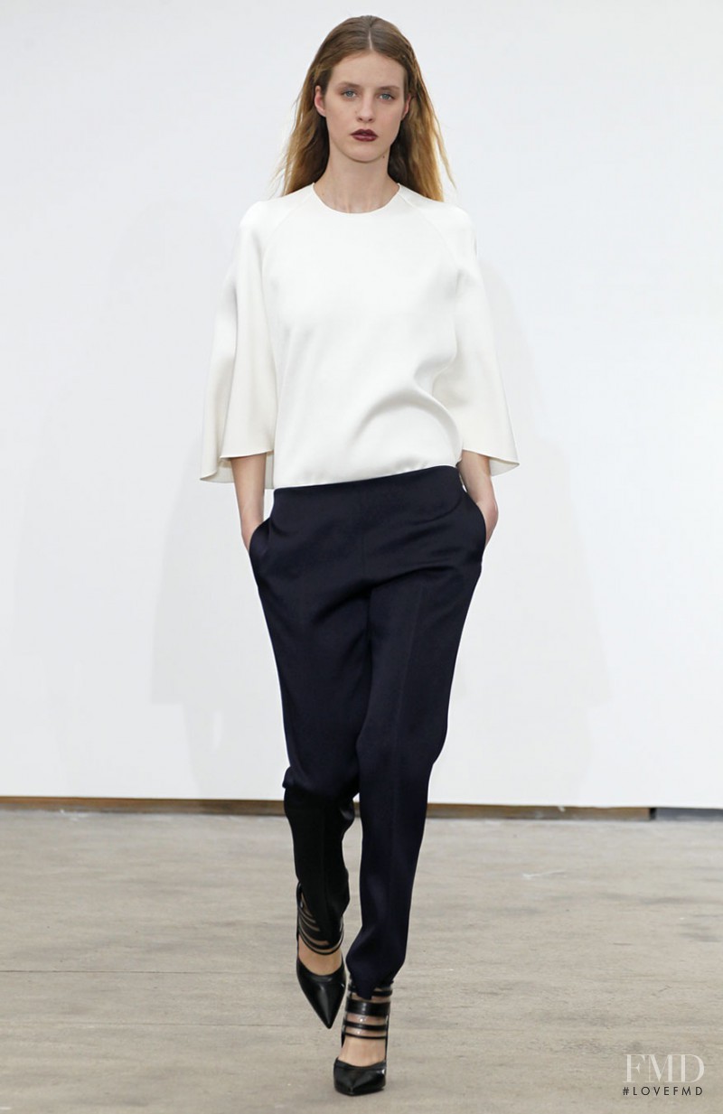 Julia Frauche featured in  the Derek Lam fashion show for Autumn/Winter 2013