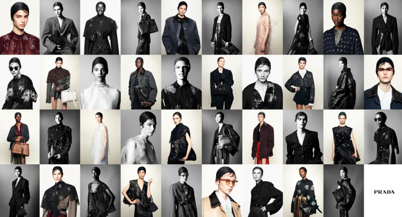 Ajah Angau Jok featured in  the Prada Days of Prada Women’s and Men’s SS 2024 Campaign advertisement for Spring/Summer 2024