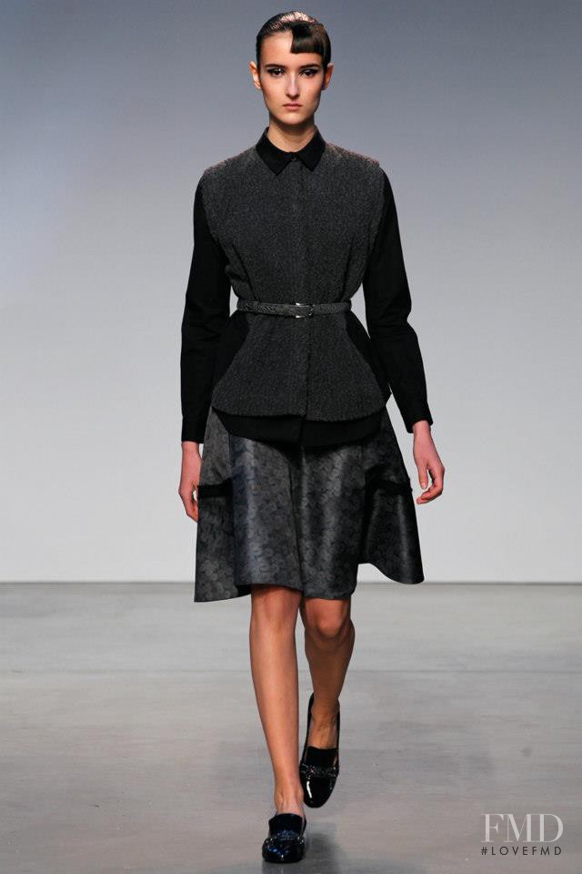 Maja Milosavljevic featured in  the Thakoon fashion show for Autumn/Winter 2013