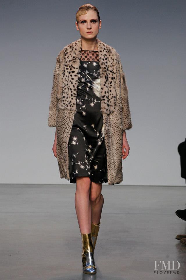 Maria Loks featured in  the Thakoon fashion show for Autumn/Winter 2013
