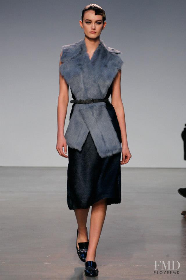 Andie Arthur featured in  the Thakoon fashion show for Autumn/Winter 2013