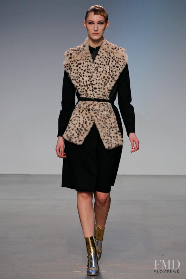 Franzi Mueller featured in  the Thakoon fashion show for Autumn/Winter 2013