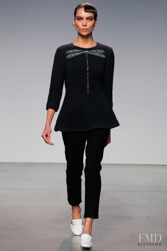Lary Arcanjo featured in  the Thakoon fashion show for Autumn/Winter 2013
