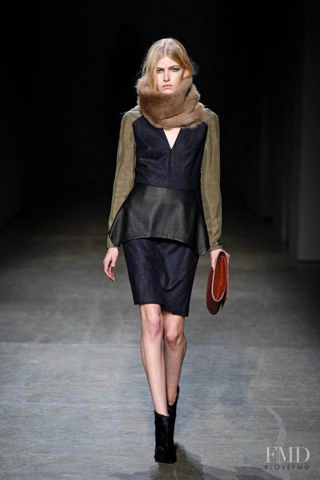 Louise Parker featured in  the Yigal Azrouel fashion show for Autumn/Winter 2013
