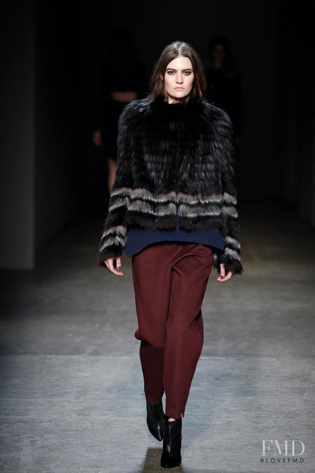 Maria Bradley featured in  the Yigal Azrouel fashion show for Autumn/Winter 2013