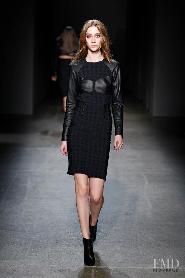 Alana Zimmer featured in  the Yigal Azrouel fashion show for Autumn/Winter 2013