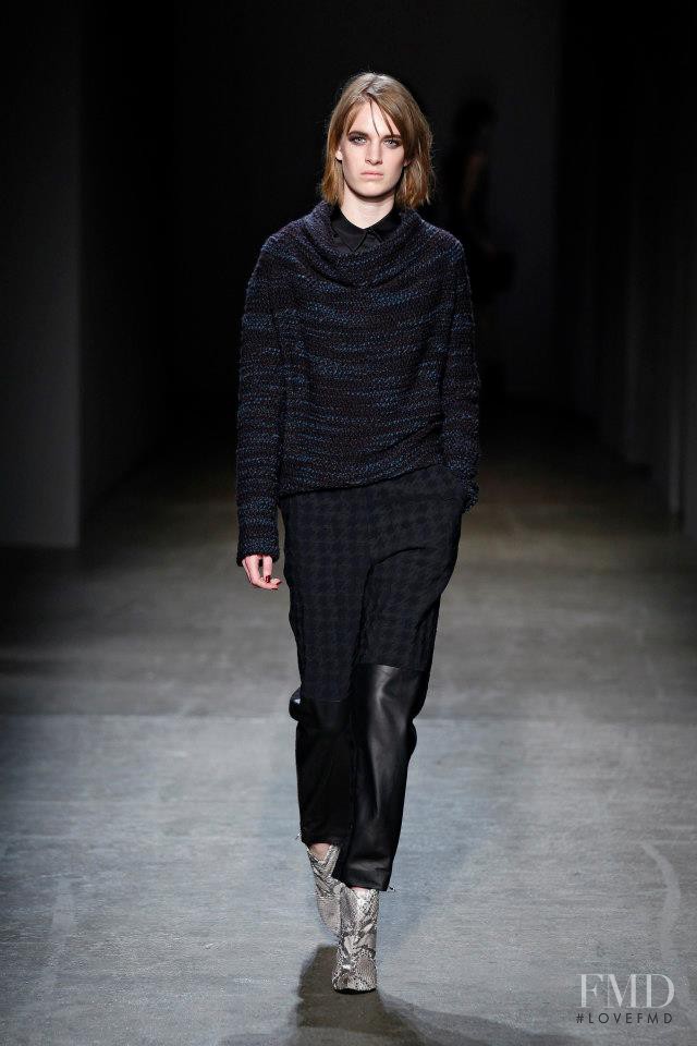Ashleigh Good featured in  the Yigal Azrouel fashion show for Autumn/Winter 2013