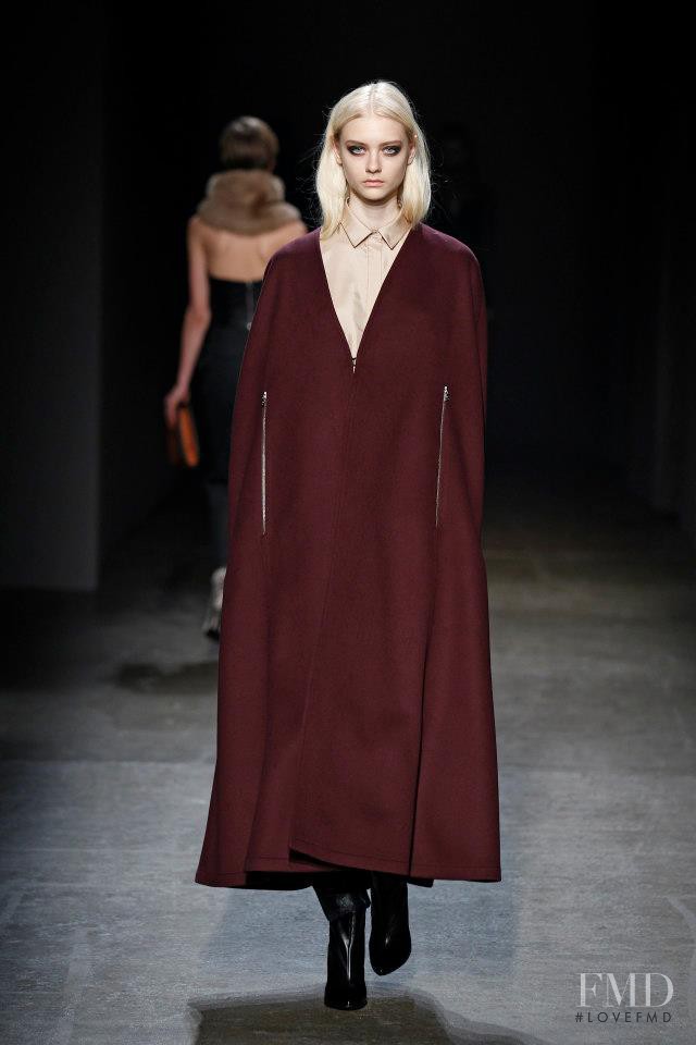 Nastya Kusakina featured in  the Yigal Azrouel fashion show for Autumn/Winter 2013