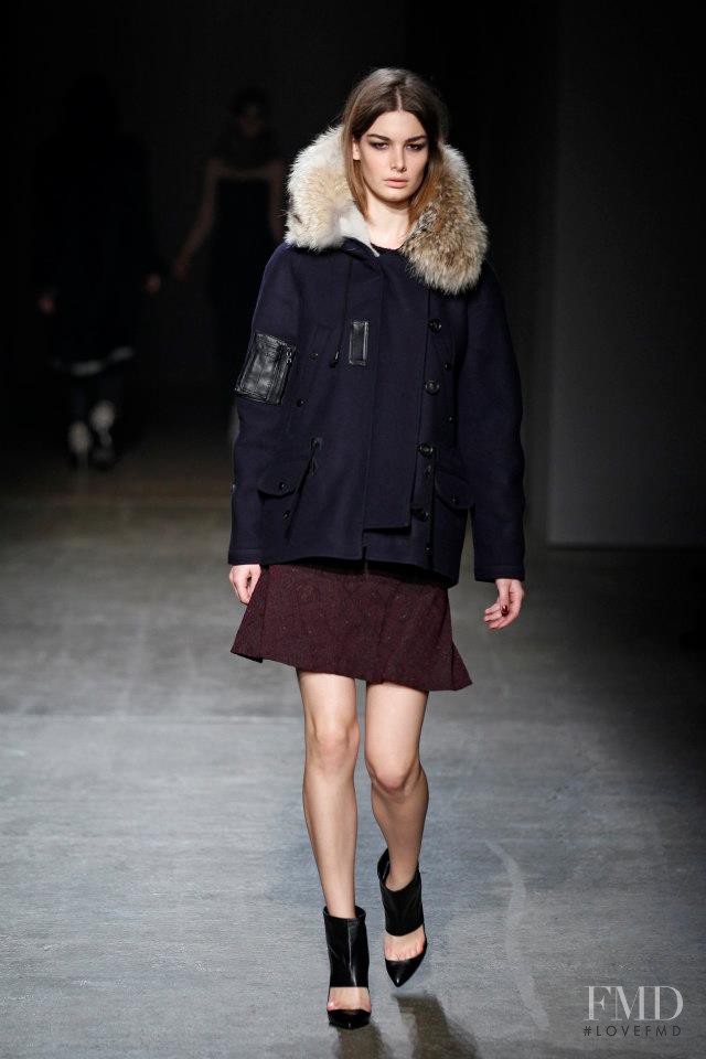 Ophélie Guillermand featured in  the Yigal Azrouel fashion show for Autumn/Winter 2013